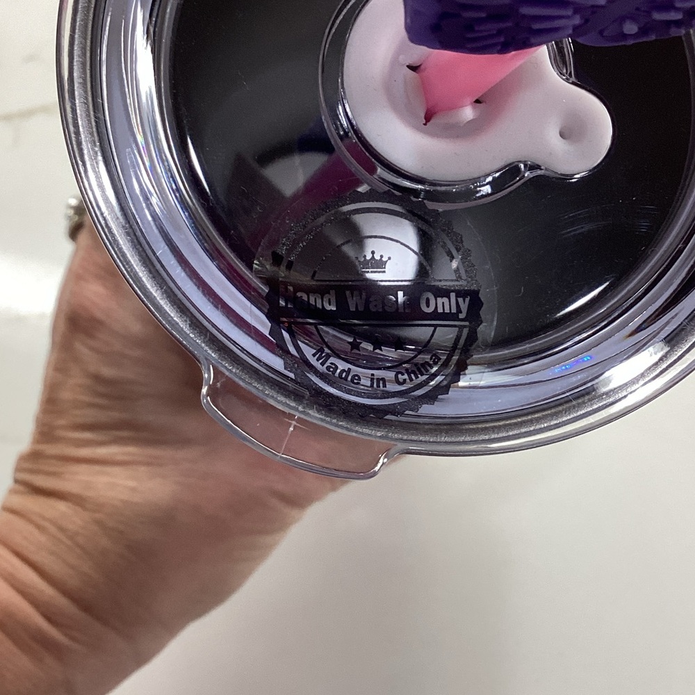Wicked Shadows Floral Stainless Tumbler with Butterfly Straw - Picture 5 of 7